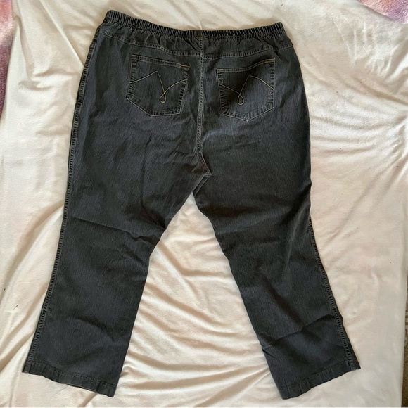 JMS Washed Black Boot Leg Jeans - Picture 9 of 11